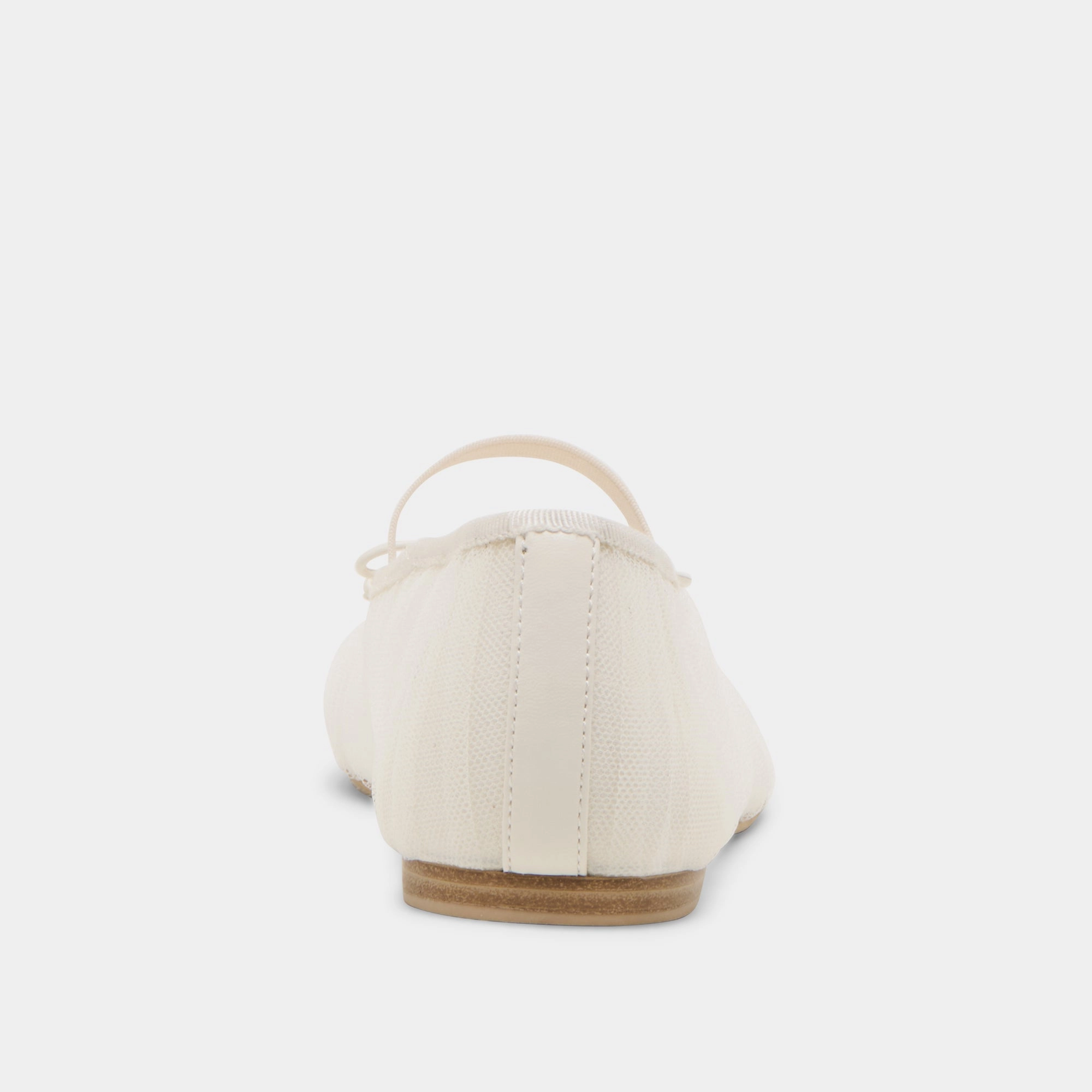 RAEVEN BALLET FLATS WHITE TULLE