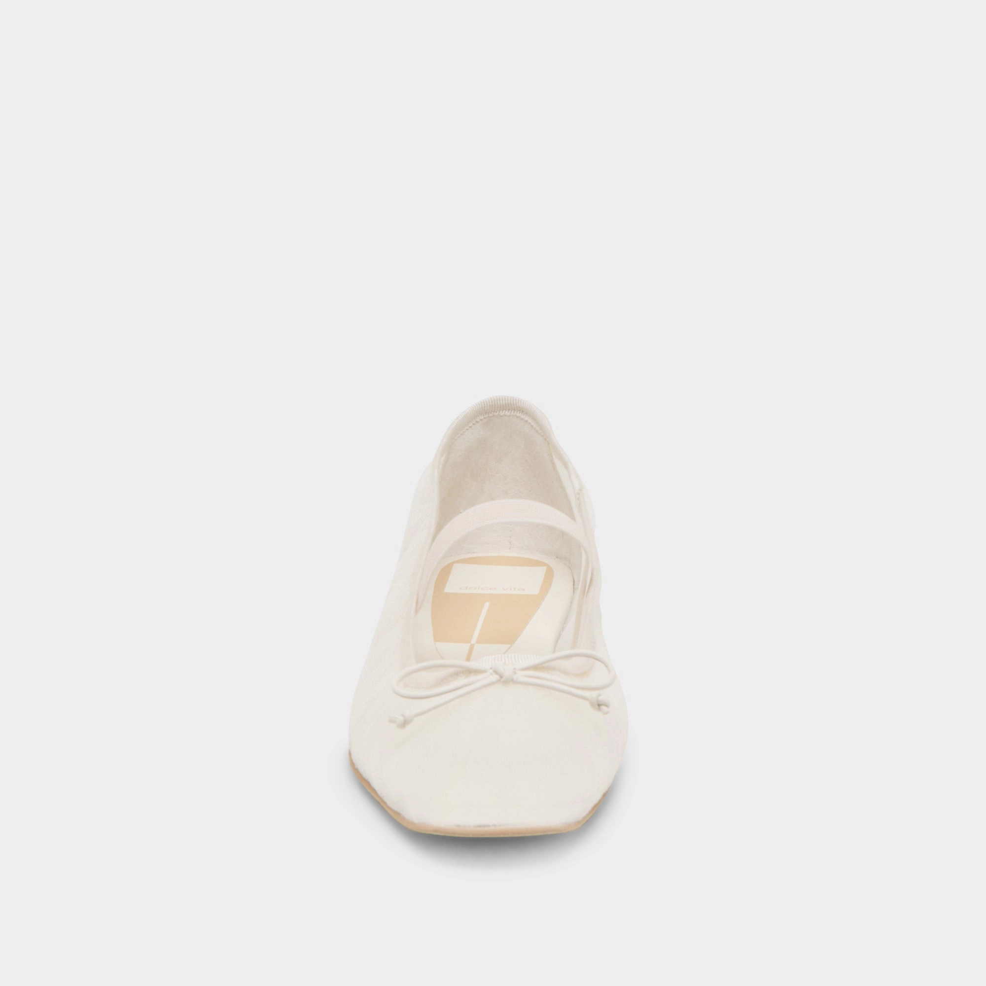 RAEVEN BALLET FLATS WHITE TULLE