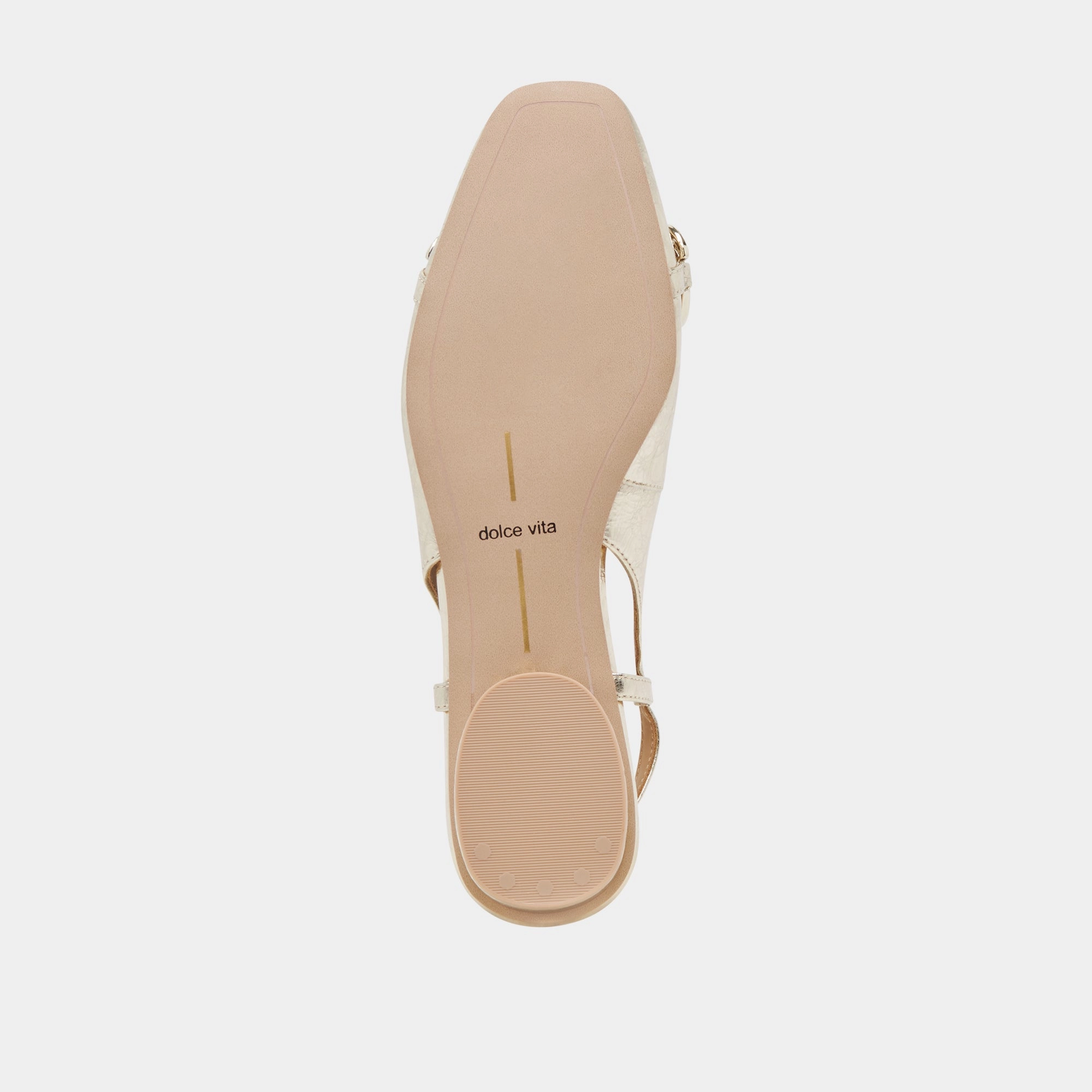 RAMANO FLATS PLATINUM DISTRESSED LEATHER