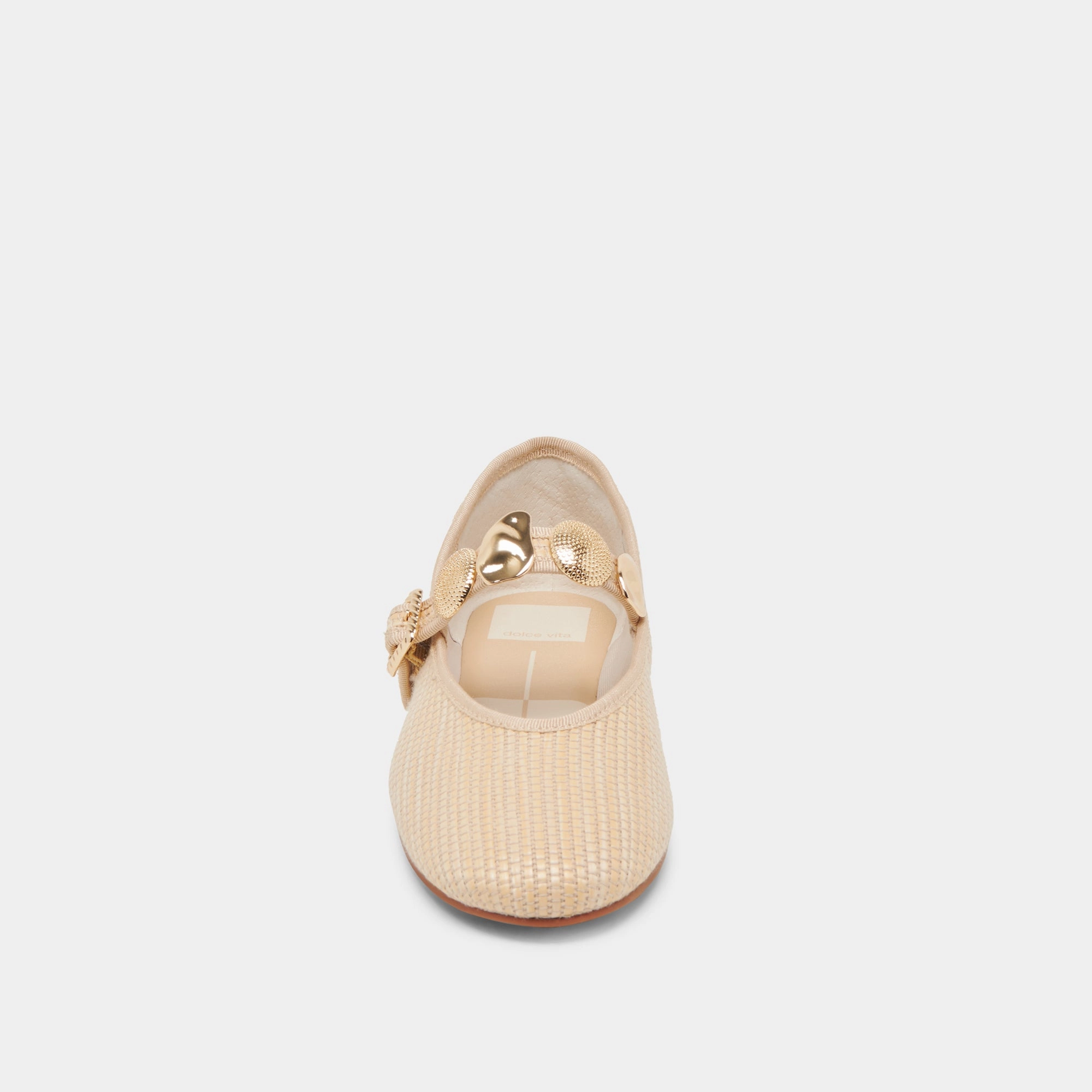 RELAN BALLET FLATS LT NATURAL RAFFIA