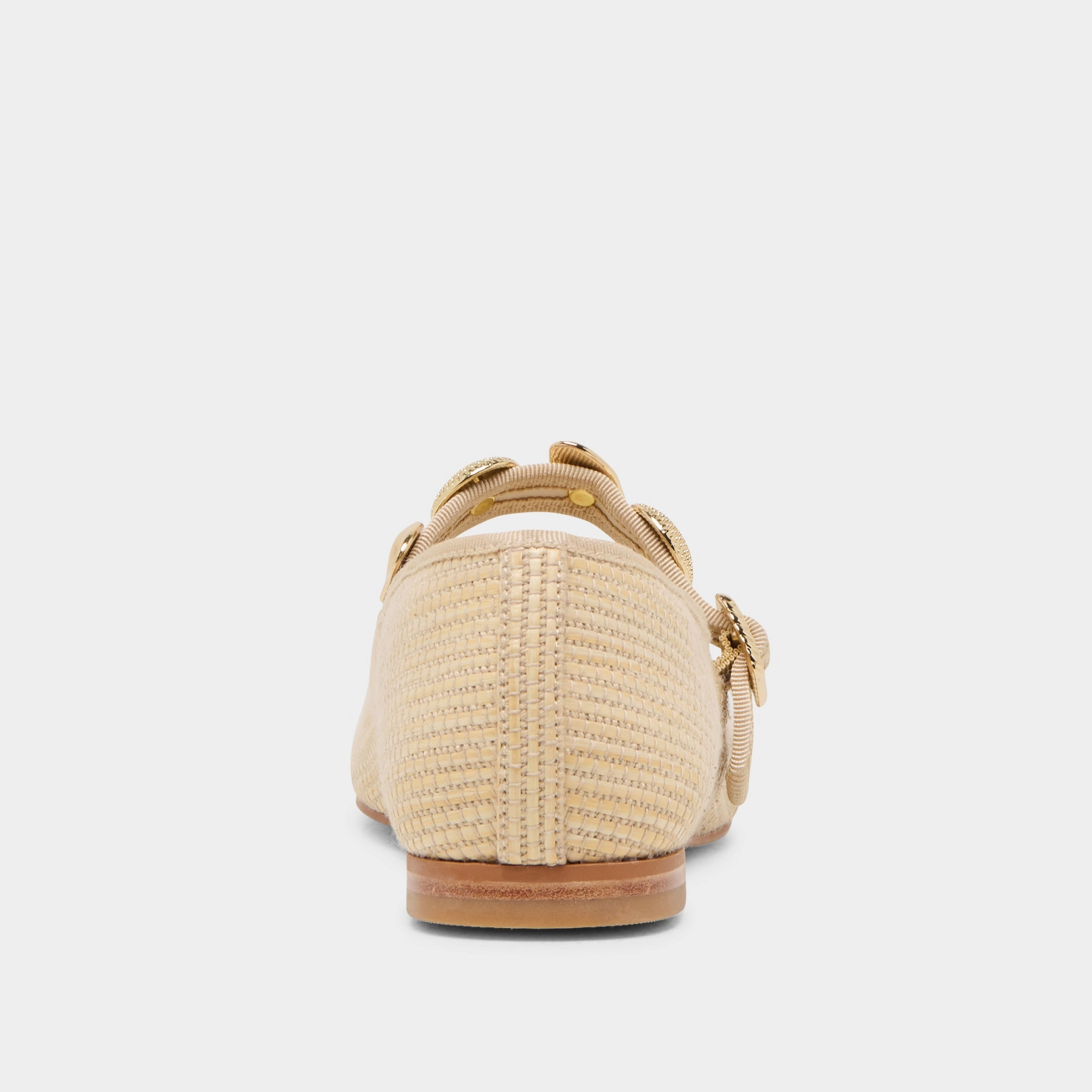 RELAN BALLET FLATS LT NATURAL RAFFIA