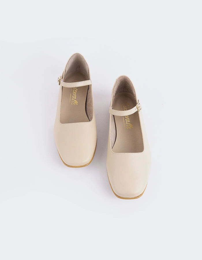 Reubena Nude Leather