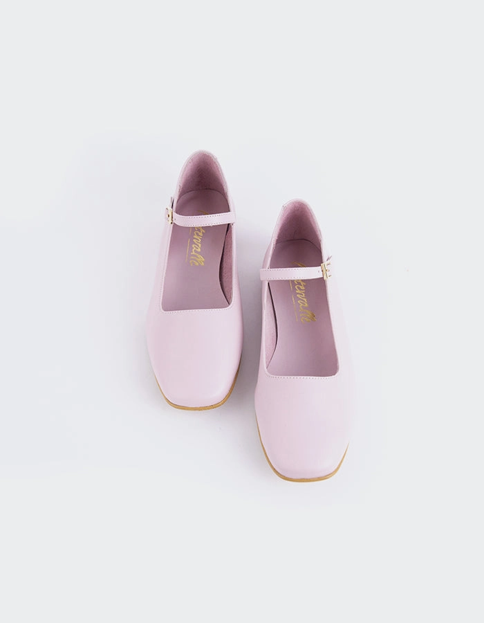 Reubena Pink Leather