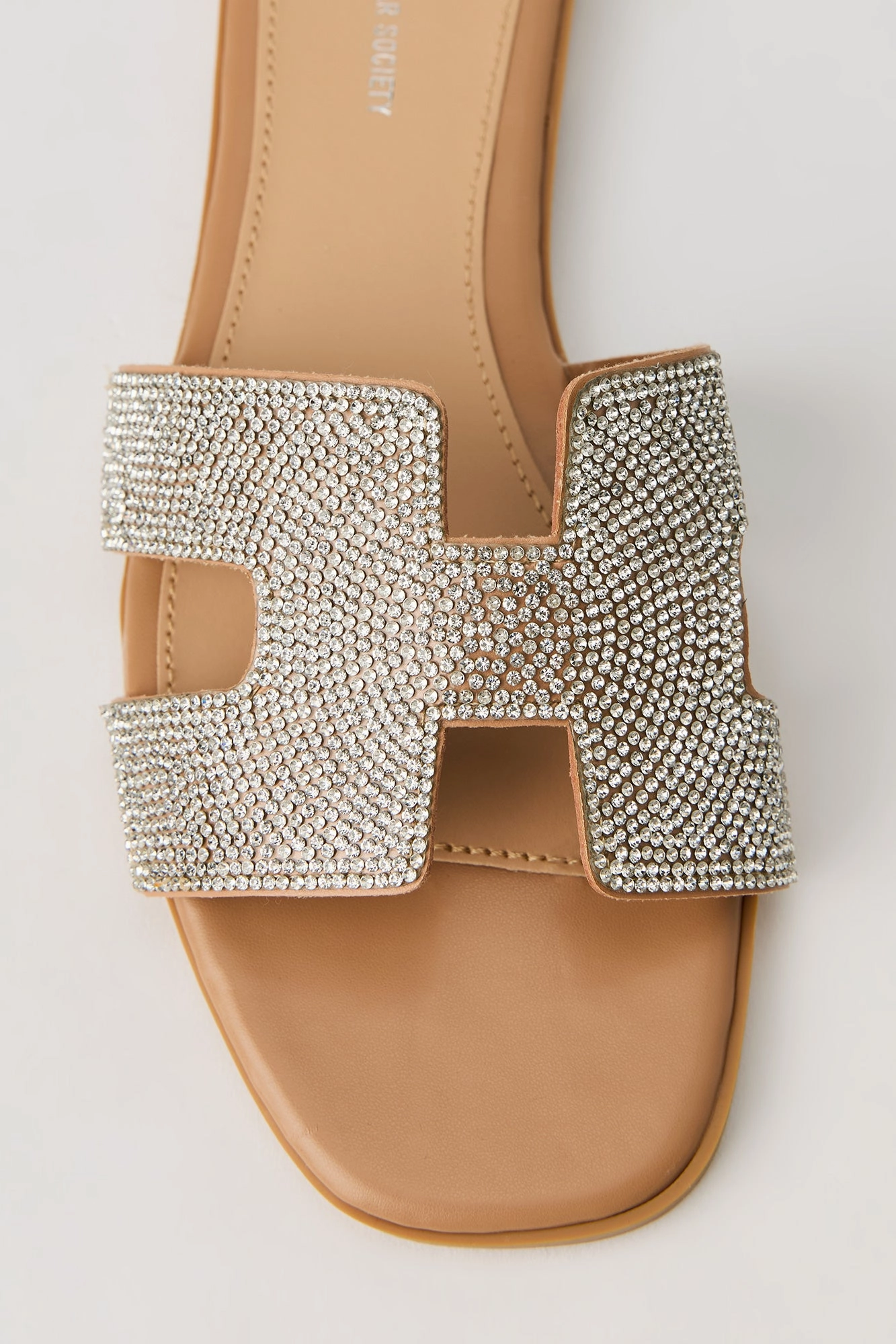 Rhinestone H Band Sandal