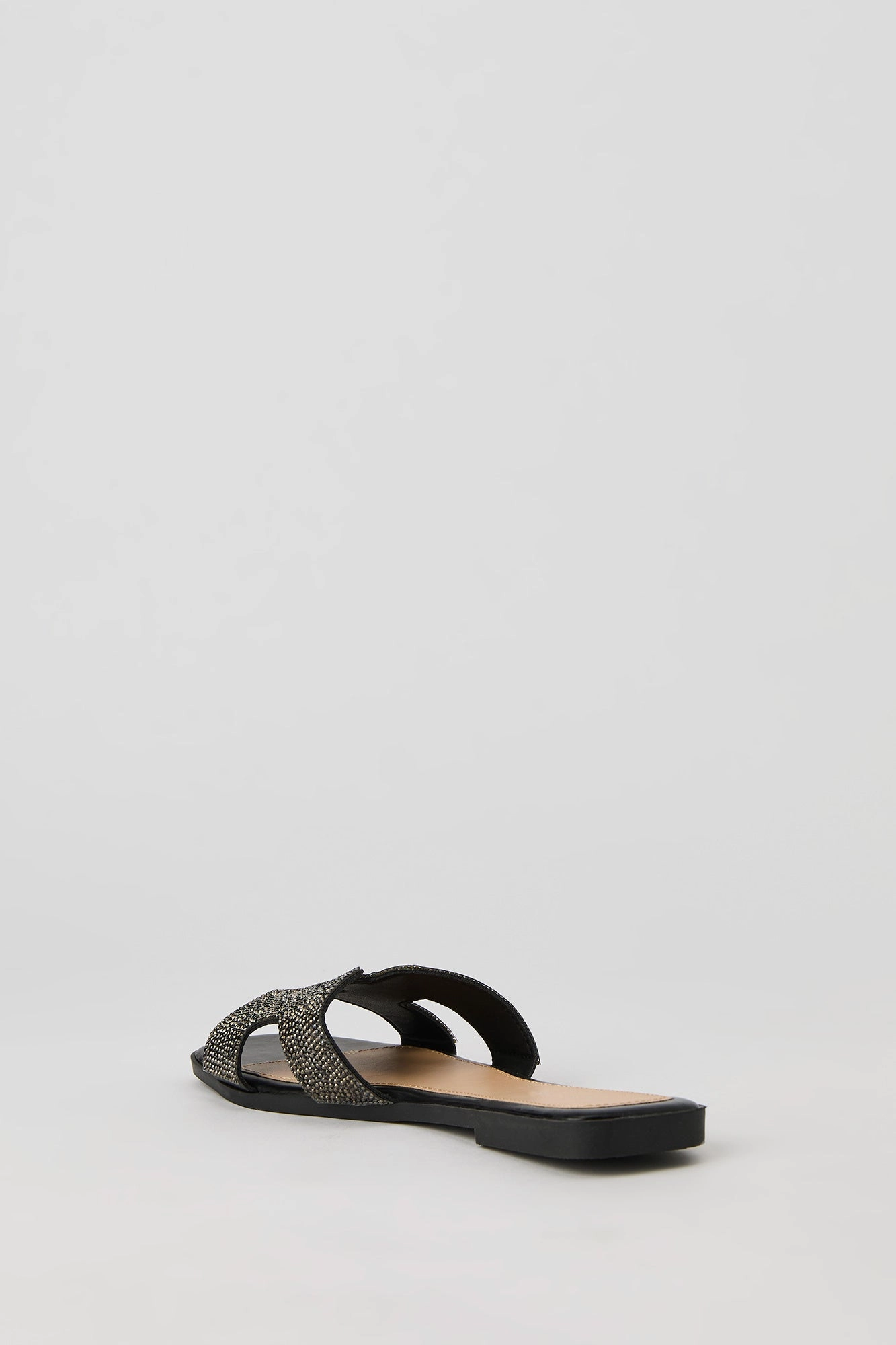 Rhinestone H Band Sandal