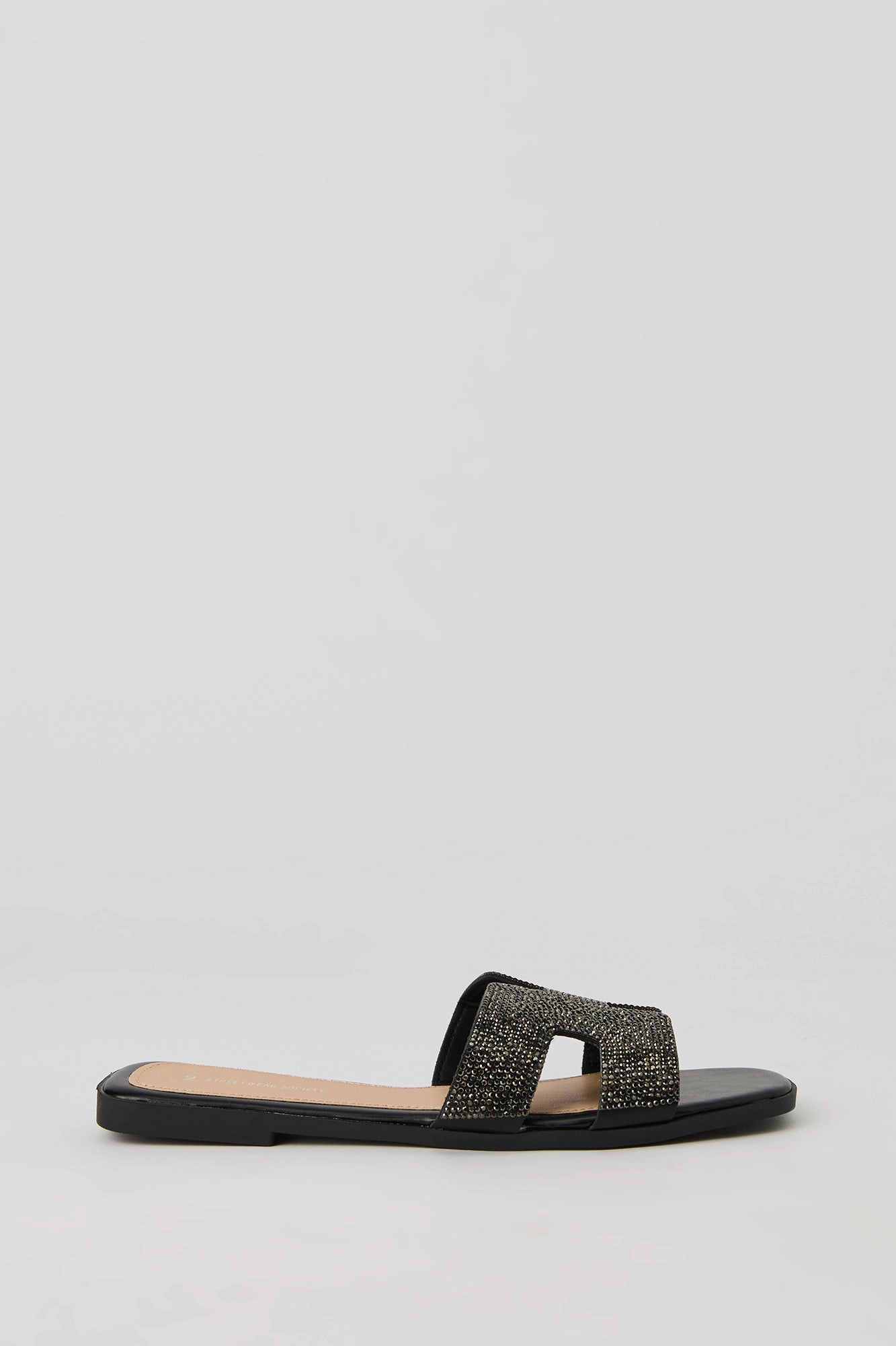 Rhinestone H Band Sandal