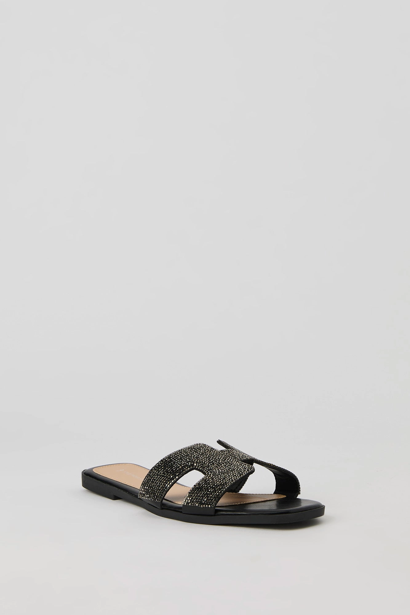 Rhinestone H Band Sandal