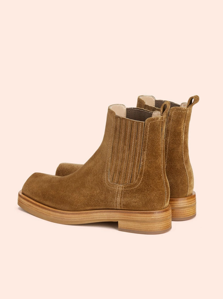 Rina Beat camel suede