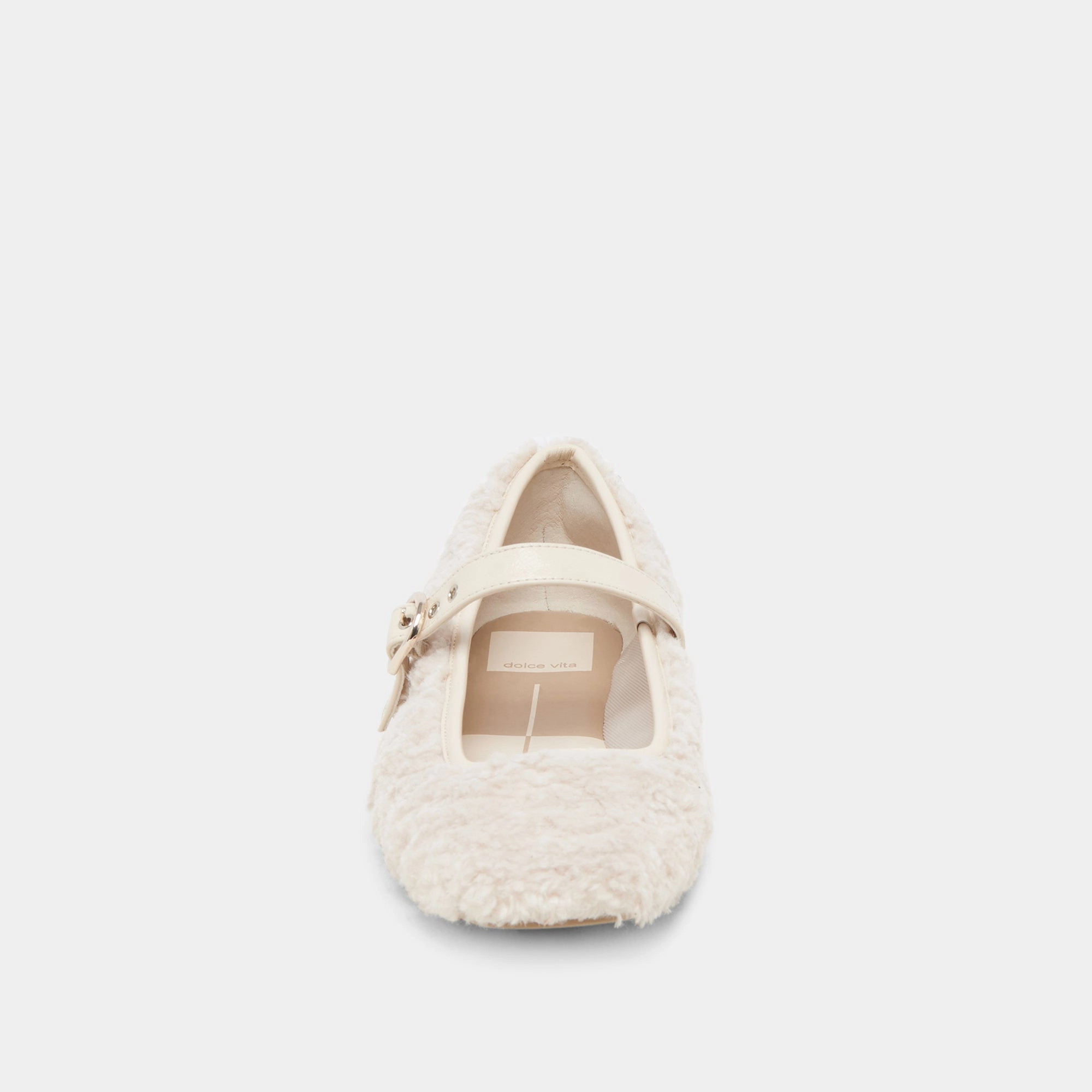 RODNI PLUSH BALLET FLATS CREME PLUSH