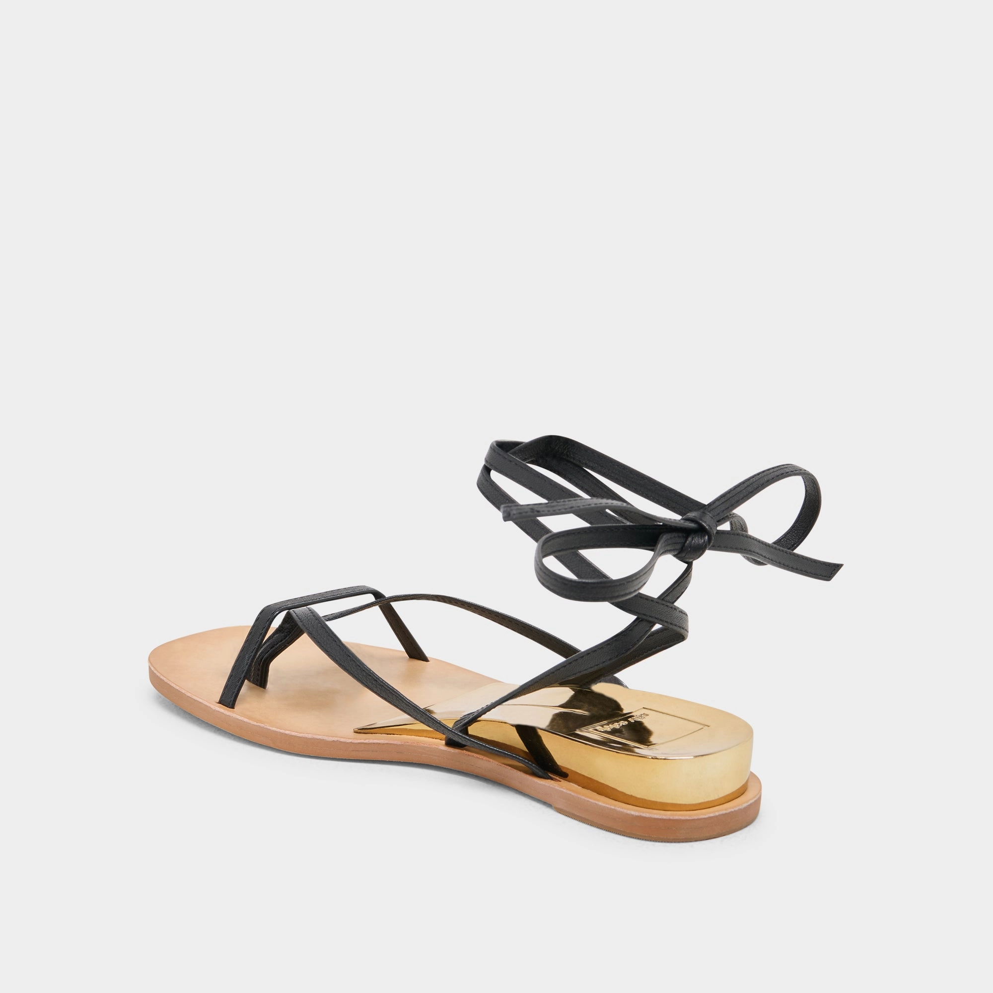 RUDIE SANDALS BLACK LEATHER
