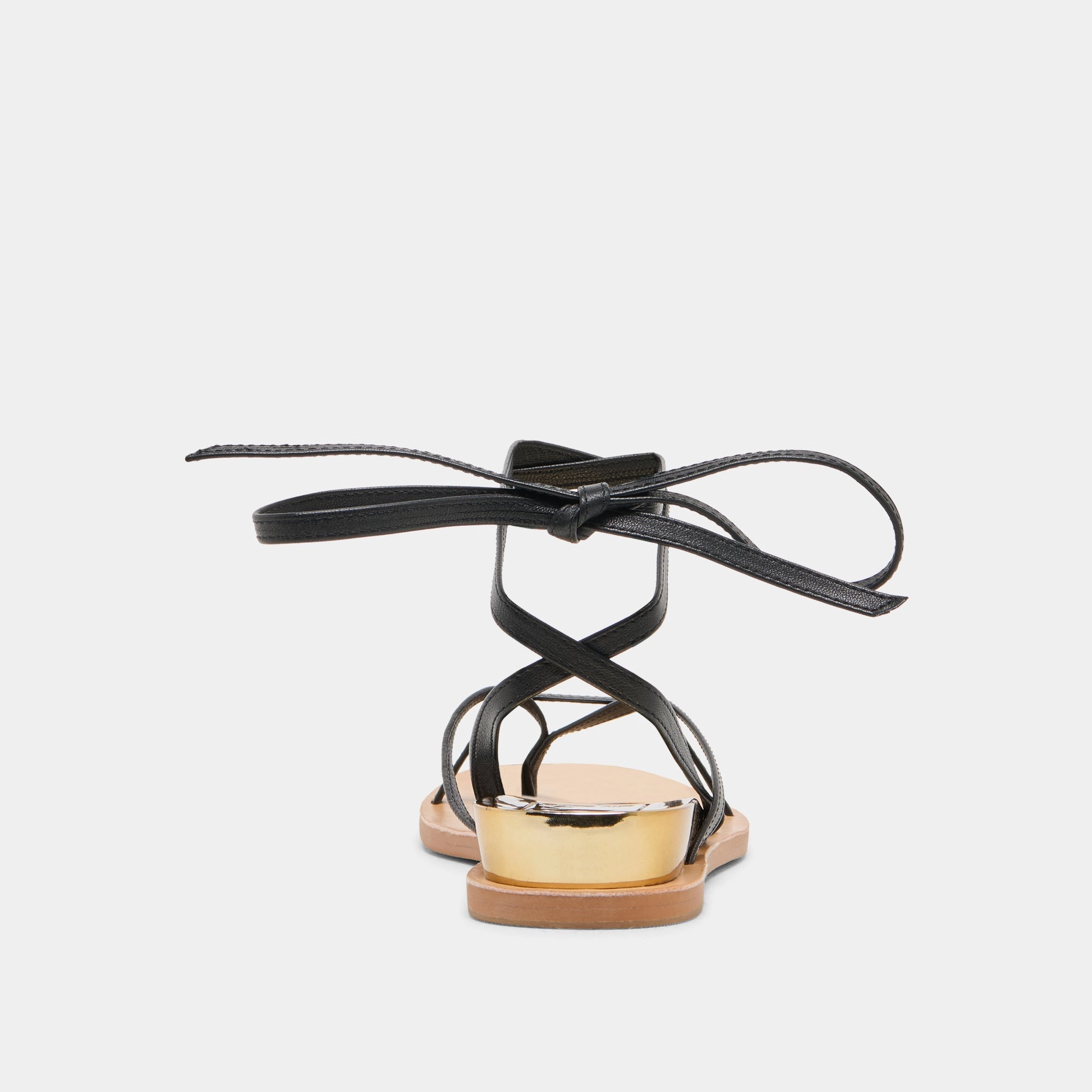 RUDIE SANDALS BLACK LEATHER