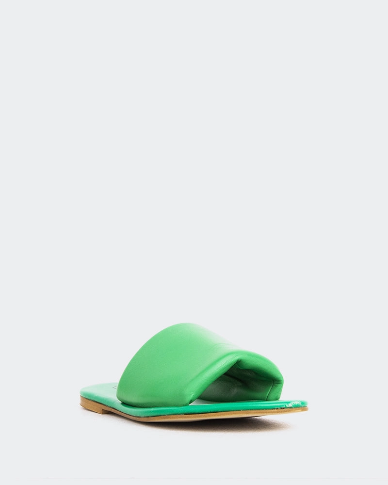 Rum Green Leather