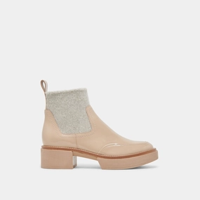 SALINE H2O WIDE BOOTIES DUNE CRINKLE PATENT