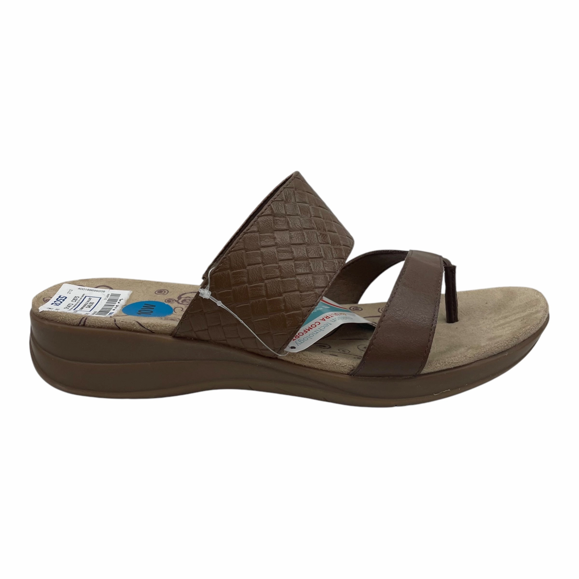 Sandals Heels Wedge By Bare Traps In Brown, Size:10