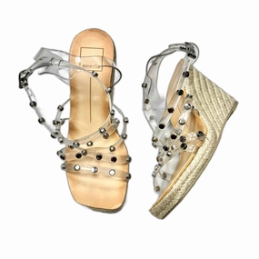 Sandals Heels Wedge By Dolce Vita In Clear, Size: 7