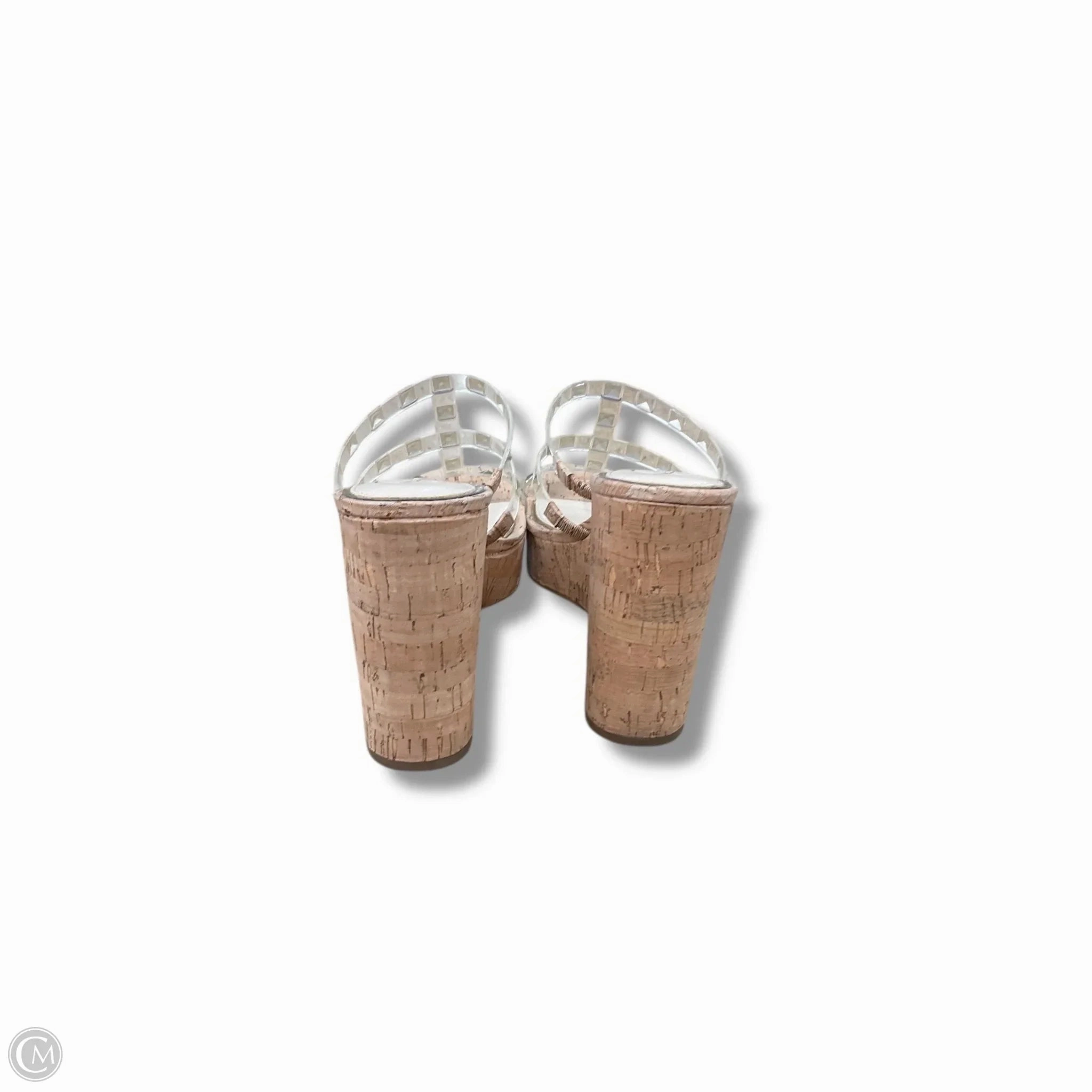 Sandals Heels Wedge By Jessica Simpson In Tan, Size: 8