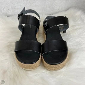 Sandals Heels Wedge By Xappeal In Black, Size: 8