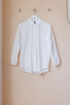 Sara Lanzi Elastic Cuff Shirt - White