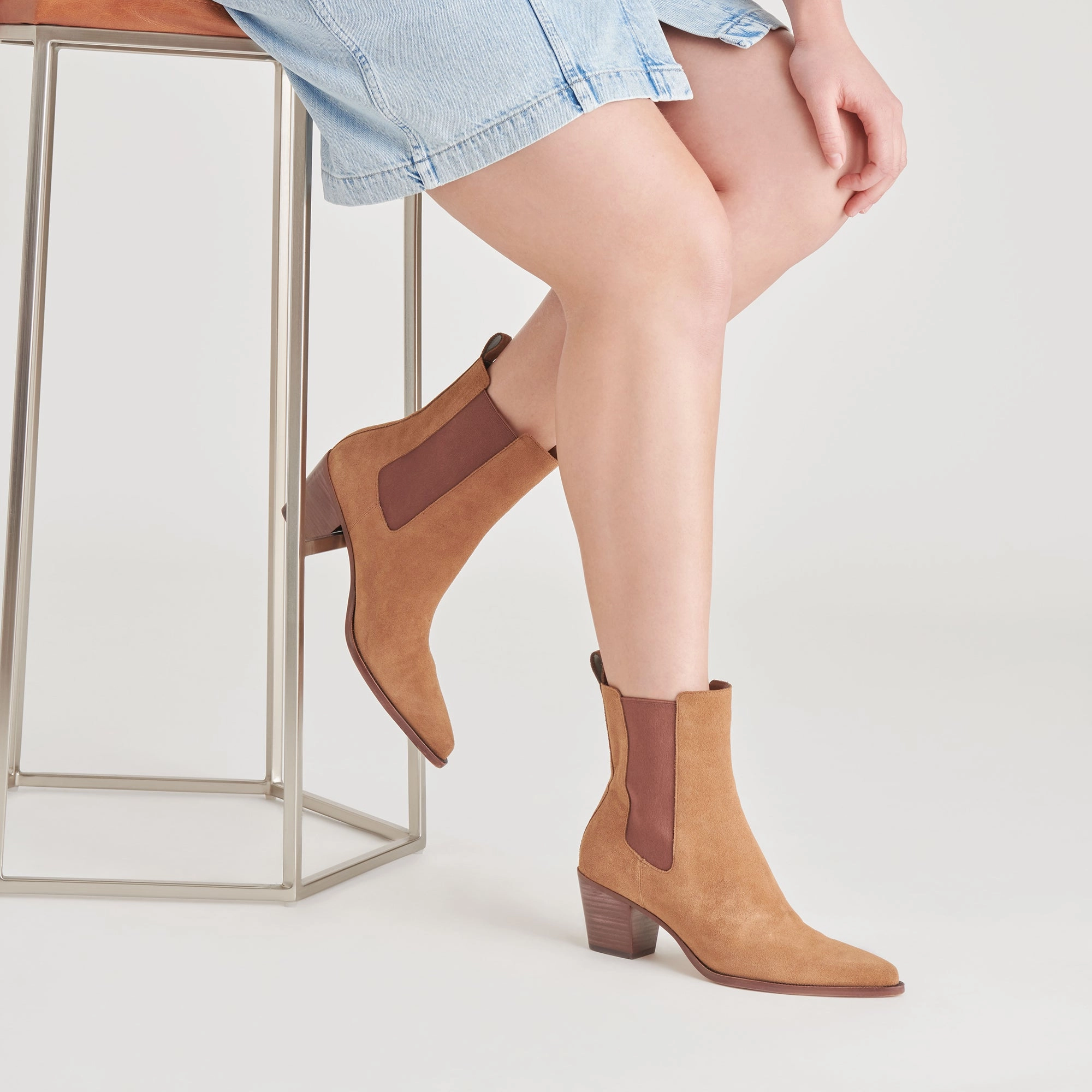 SHADIE H2O BOOTIES BROWN SUEDE