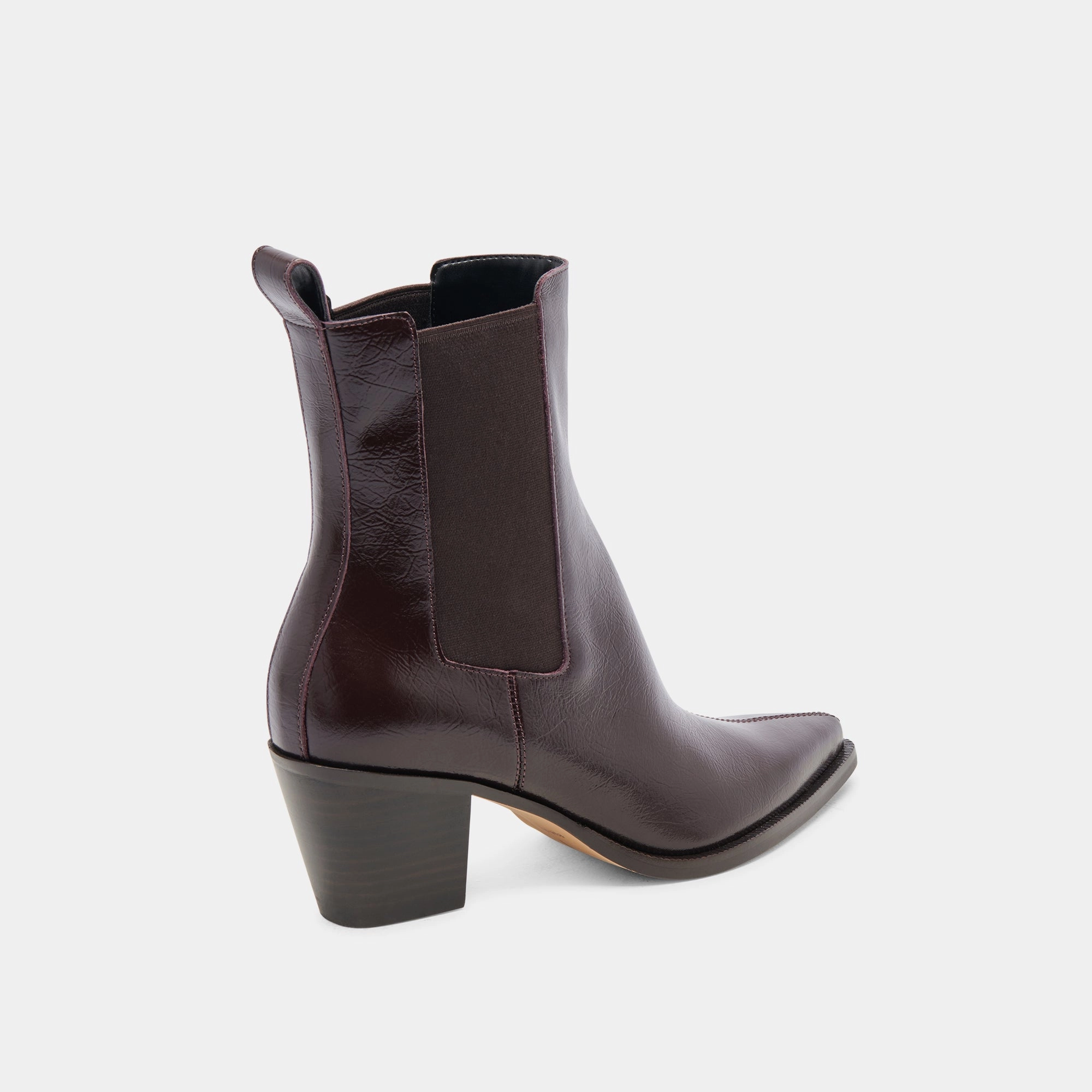 SHADIE H2O BOOTIES MULBERRY CRINKLE PATENT