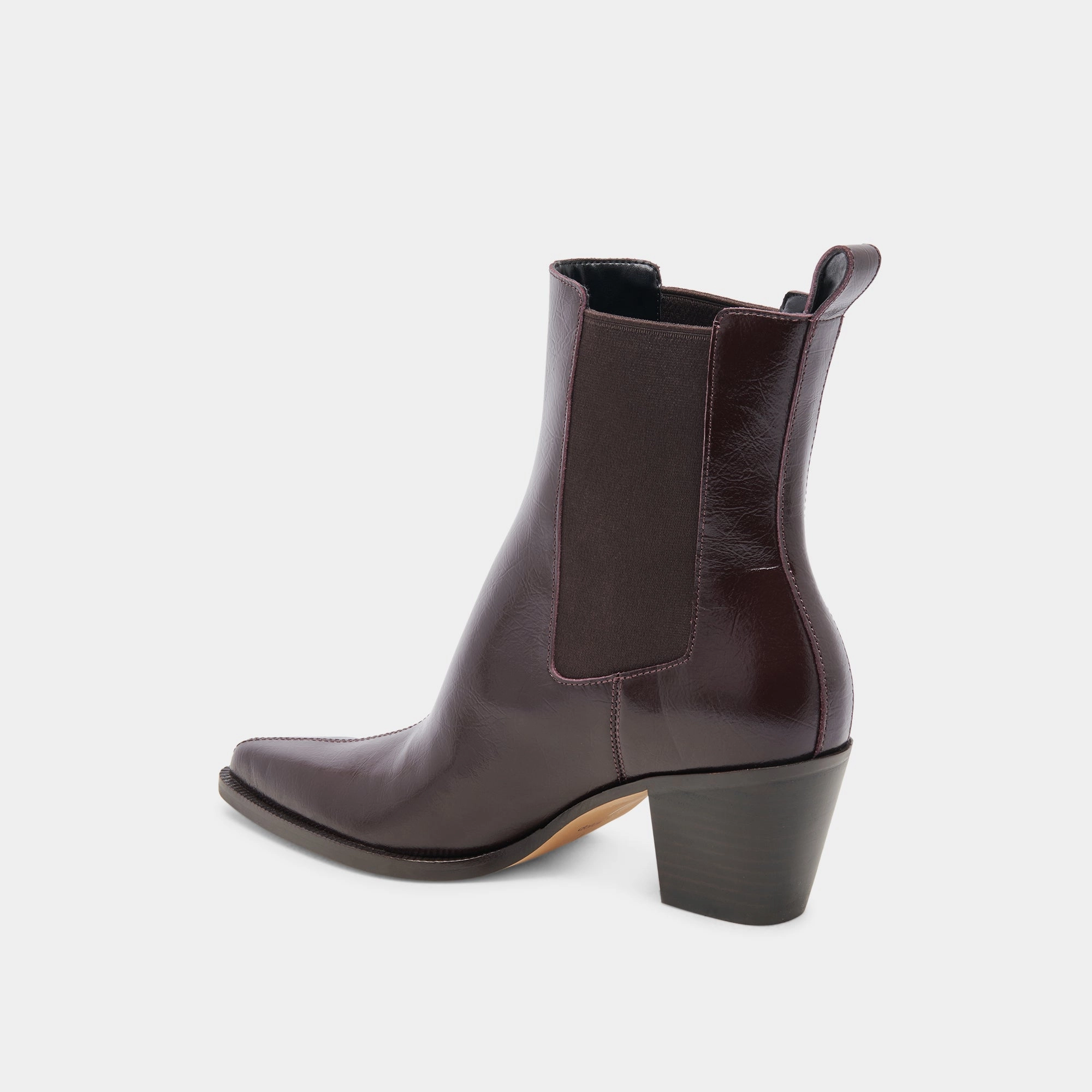 SHADIE H2O BOOTIES MULBERRY CRINKLE PATENT