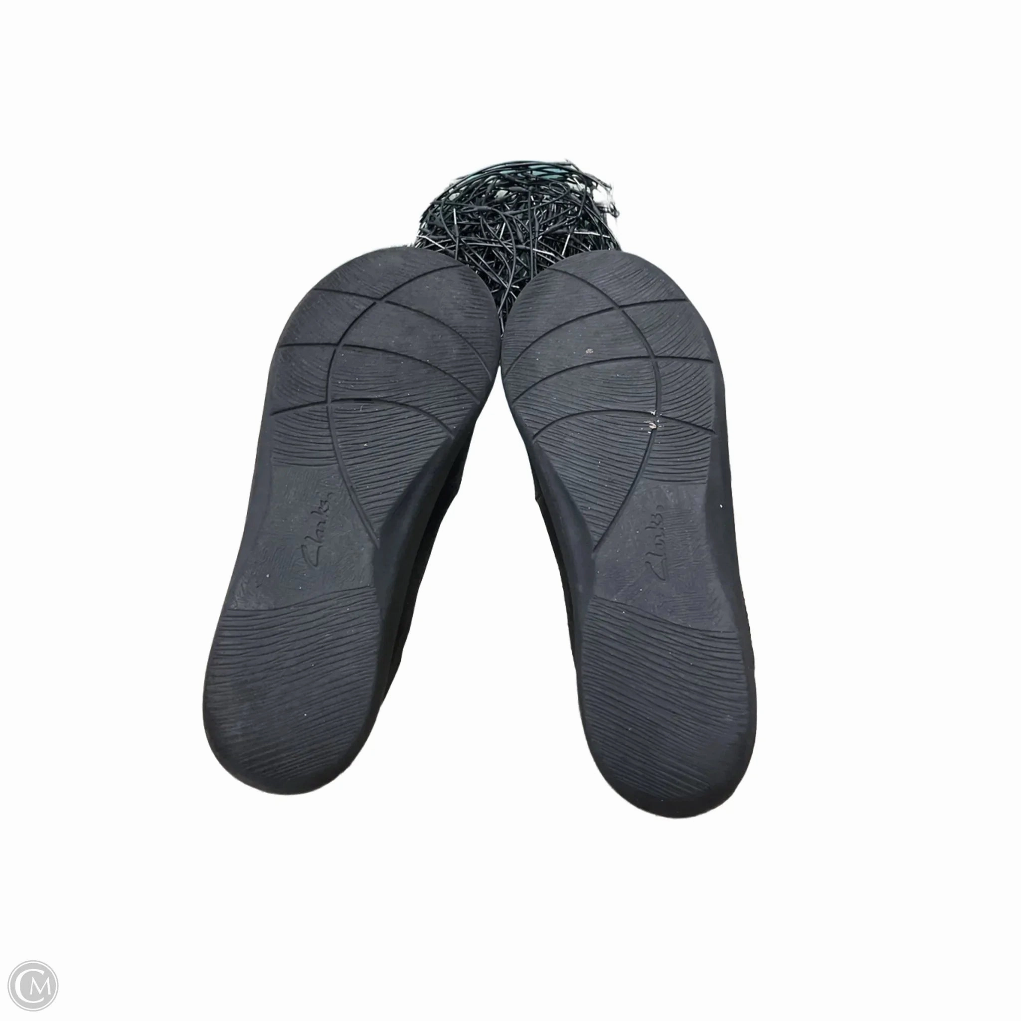 Shoes Flats By Clarks In Black, Size: 7