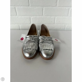 Shoes Flats By Talbots In Silver, Size: 7