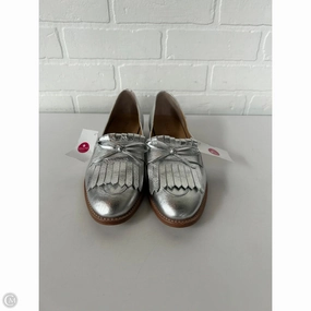 Shoes Flats By Talbots In Silver, Size: 7