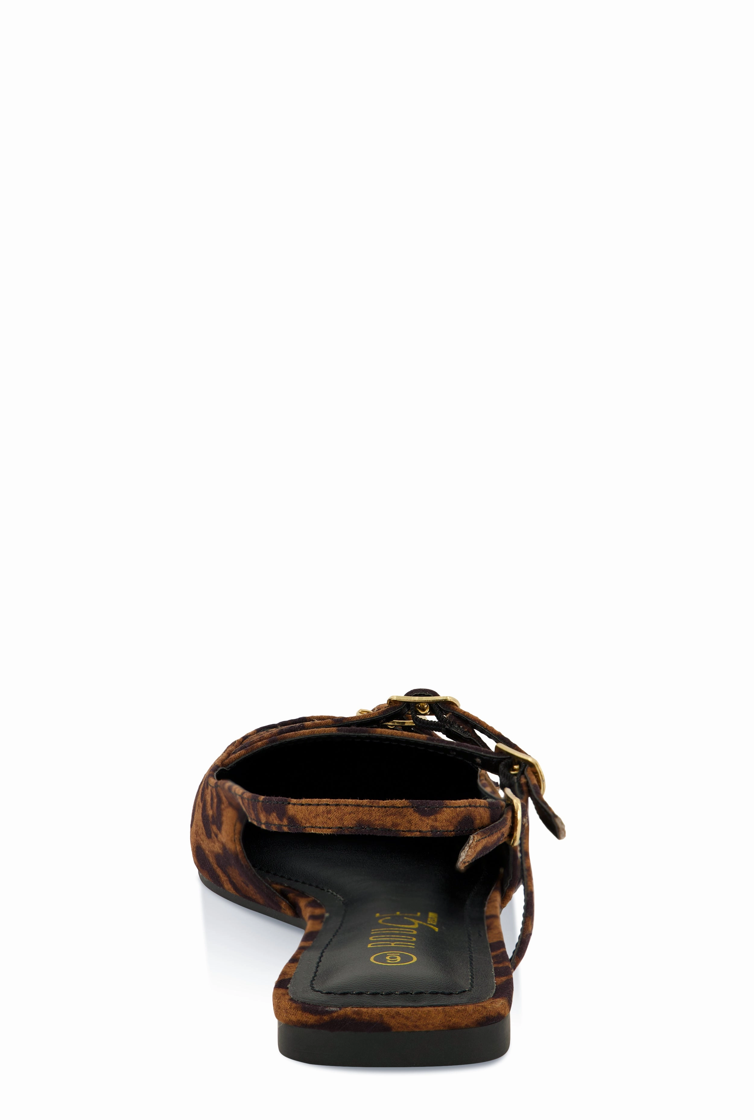Slingback Buckle Flats