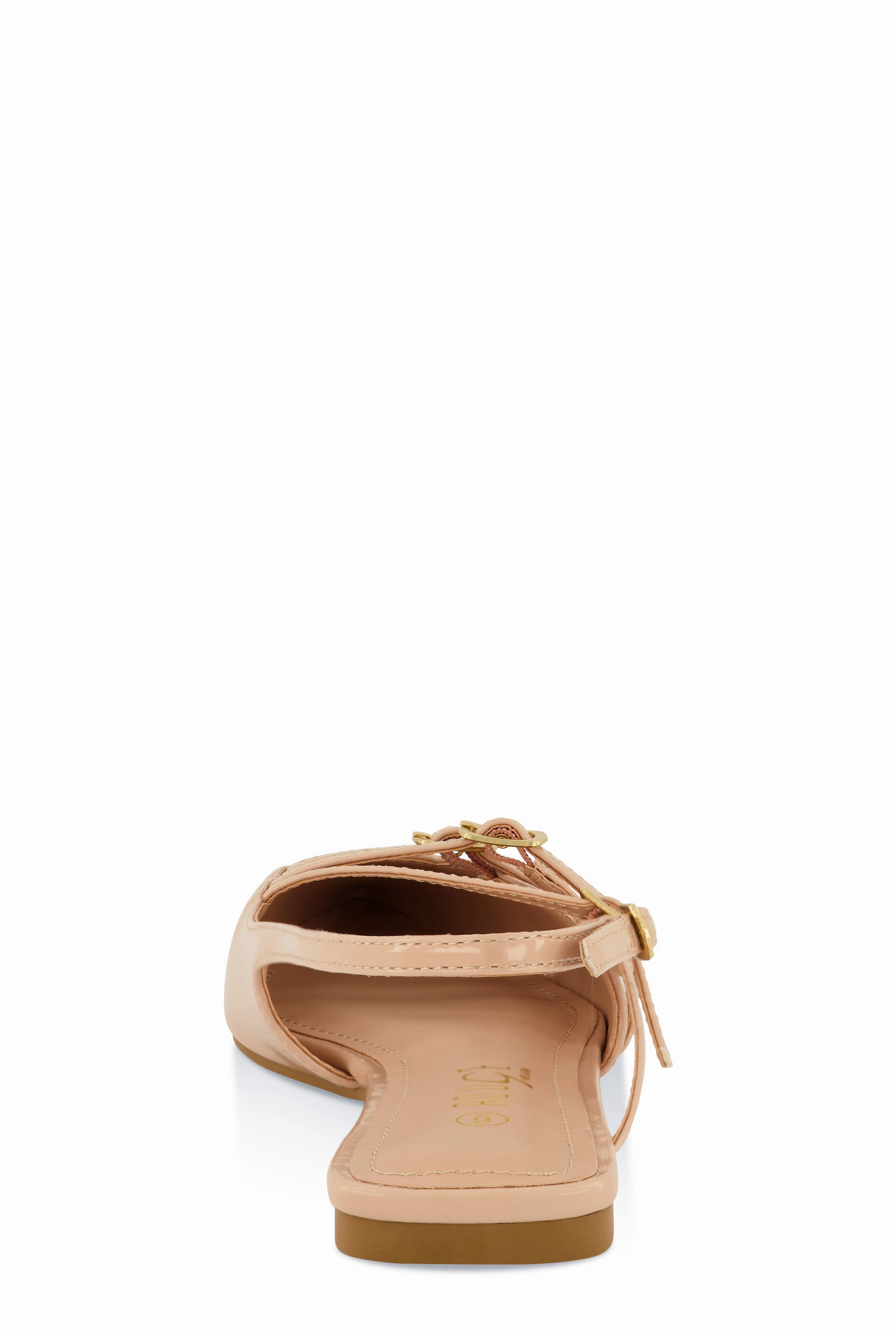 Slingback Buckle Flats