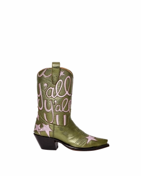 Sophie Metallic Olive