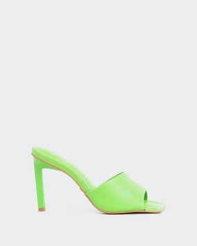 Sosua, Green Leather/Cuir Vert