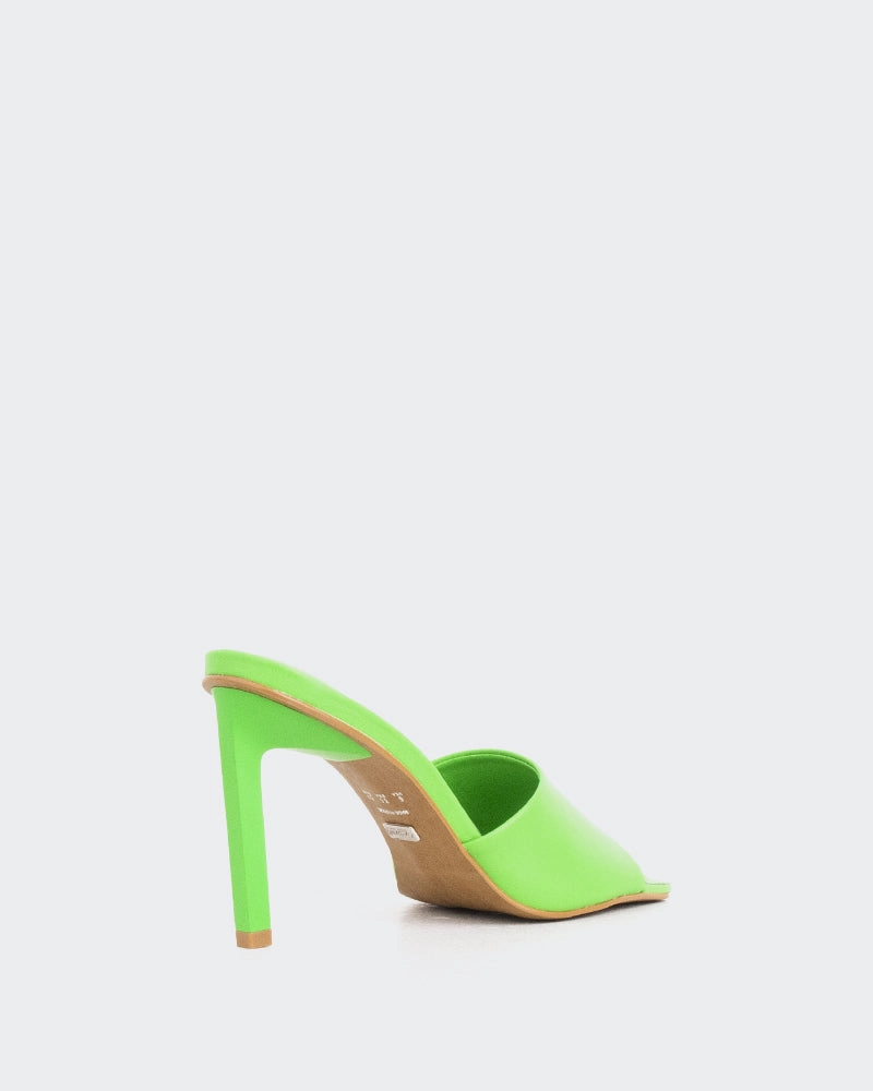Sosua, Green Leather/Cuir Vert