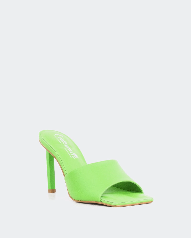 Sosua, Green Leather/Cuir Vert