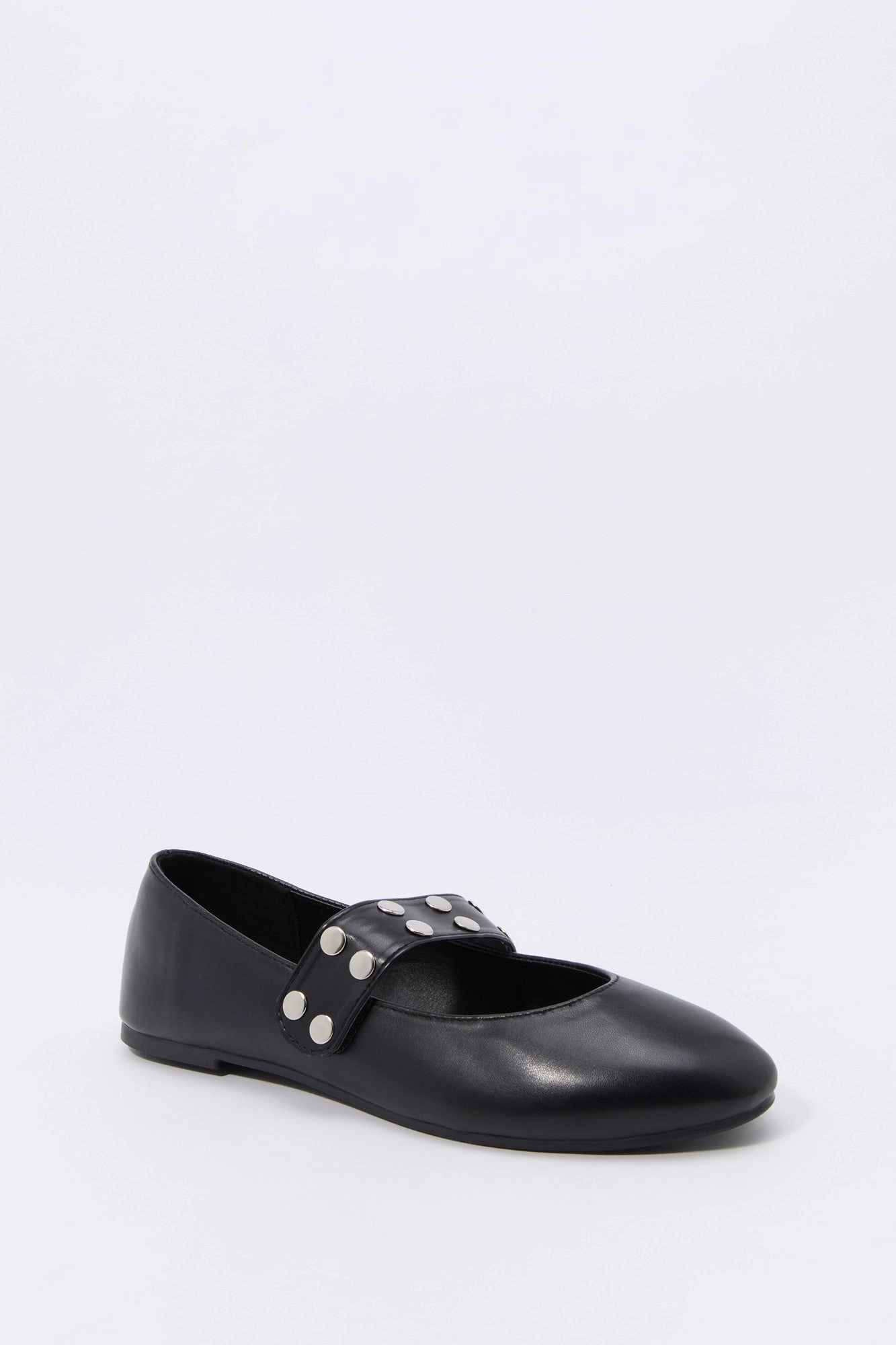 Souliers de ballet en similicuir clouté