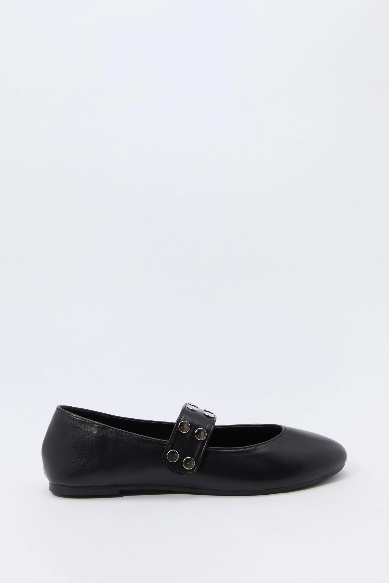 Souliers de ballet en similicuir clouté