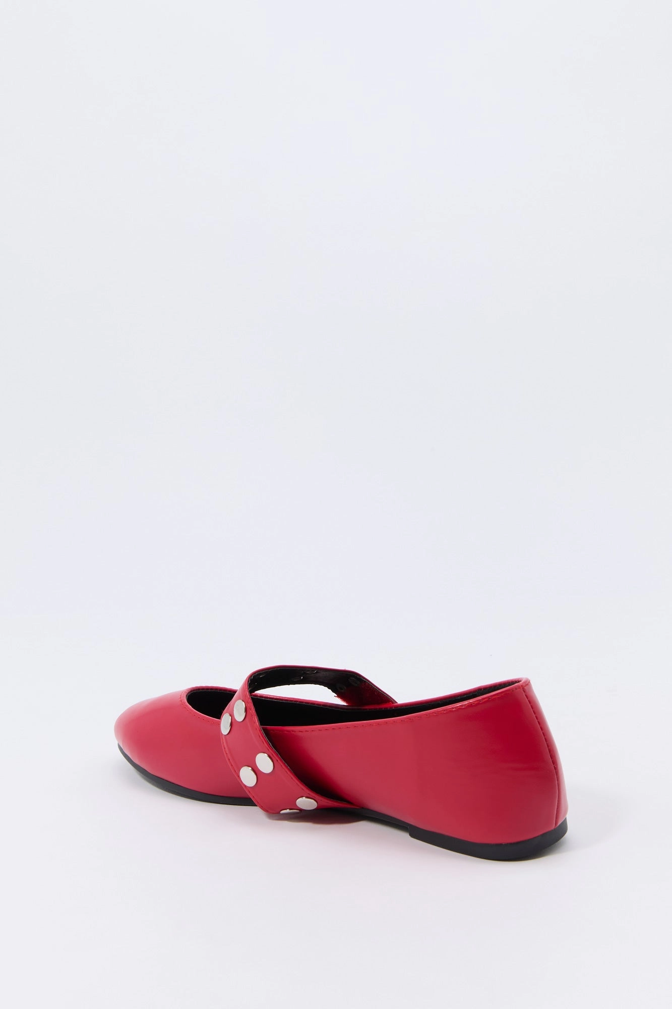 Souliers de ballet en similicuir clouté