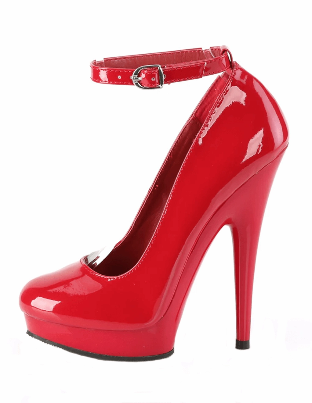Sultry-686 Ankle Strap Platform Pump