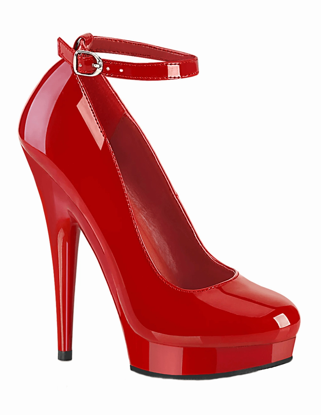 Sultry-686 Ankle Strap Platform Pump