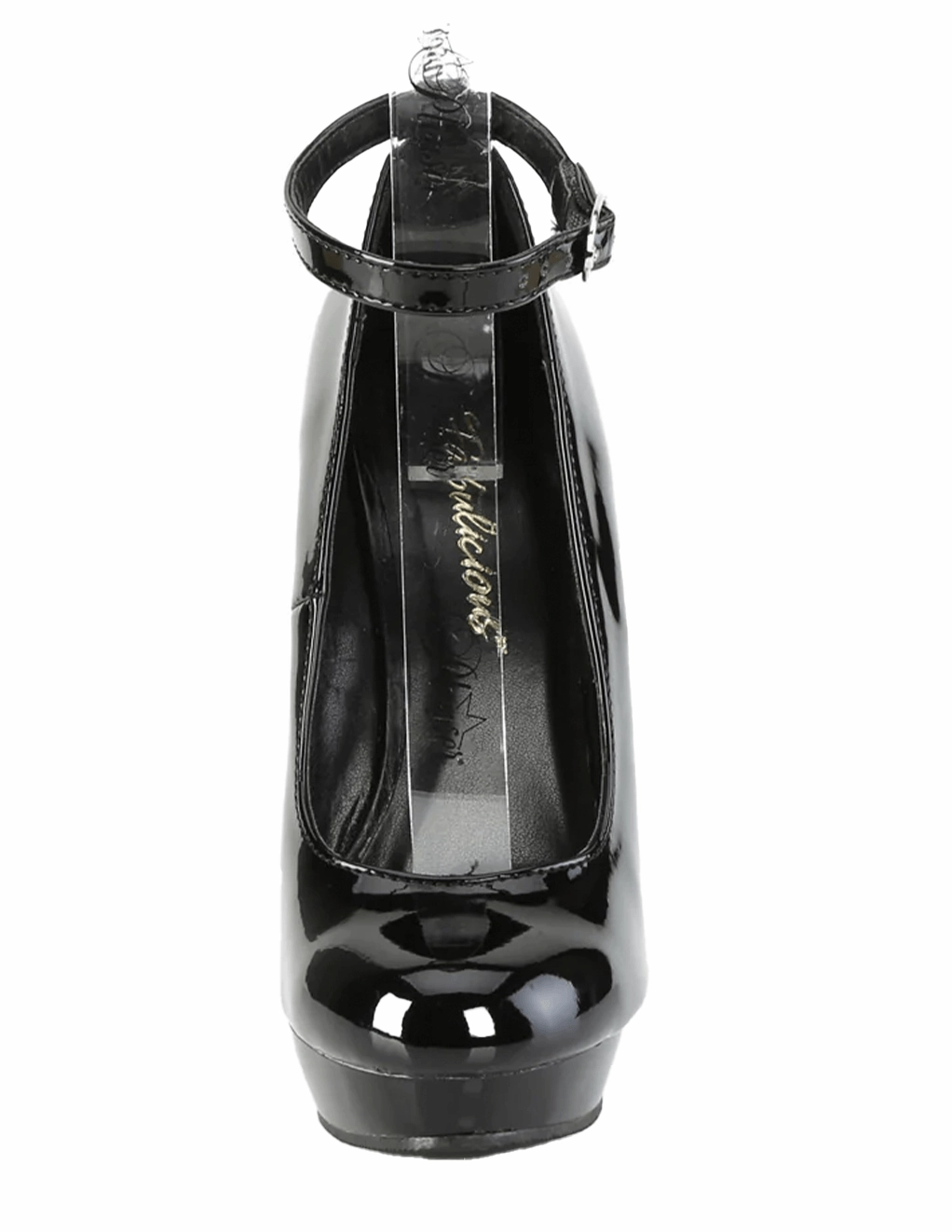 Sultry-686 Ankle Strap Platform Pump