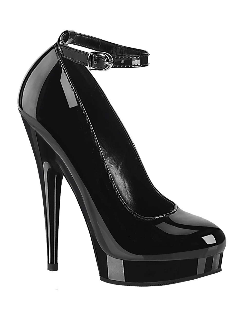 Sultry-686 Ankle Strap Platform Pump