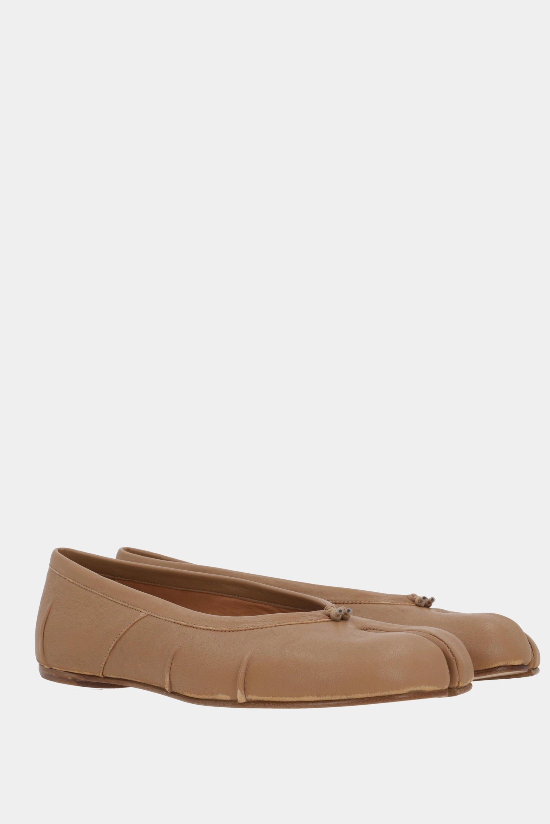 Tabi ballerinas in nappa