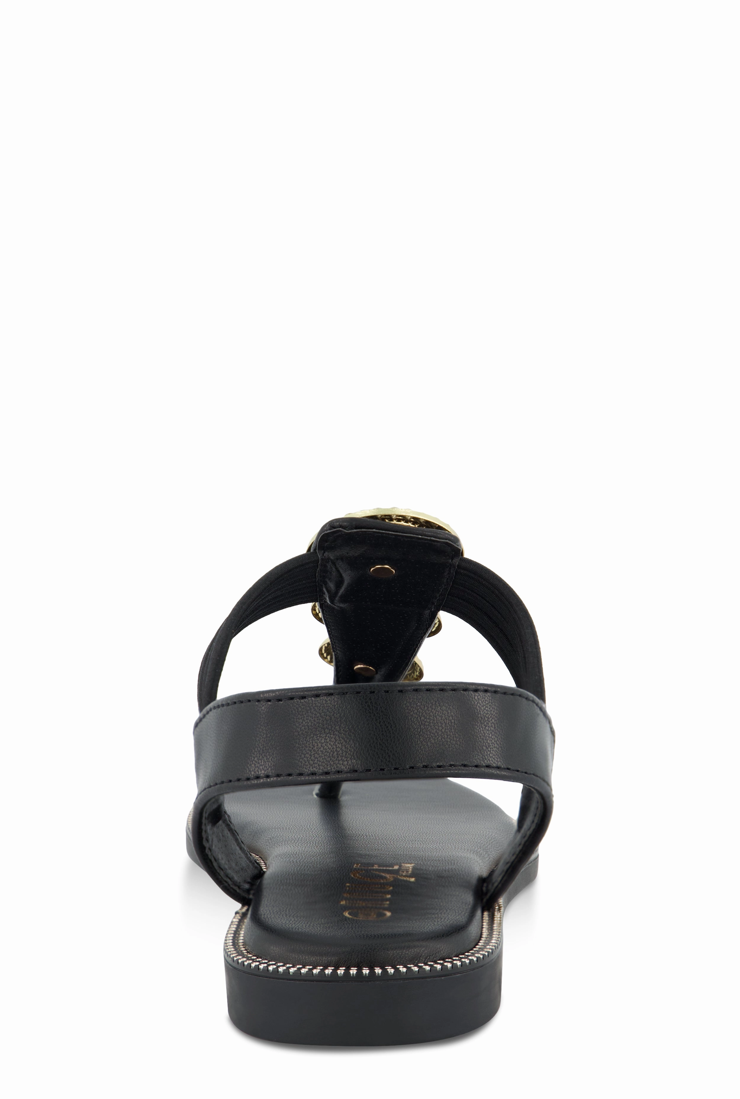 Three Pendant Corded Thong Sandals