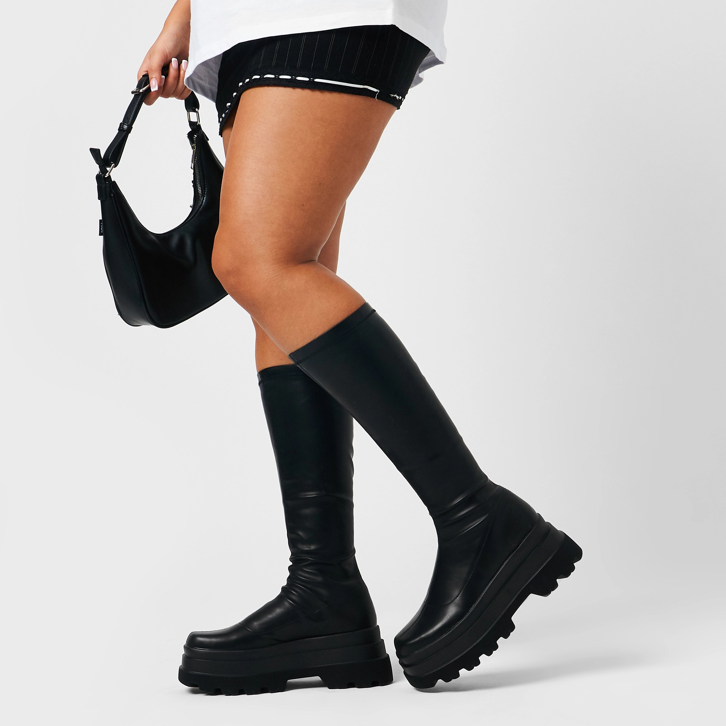 Tolan Trident Knee High Black-Size 6-Clearance