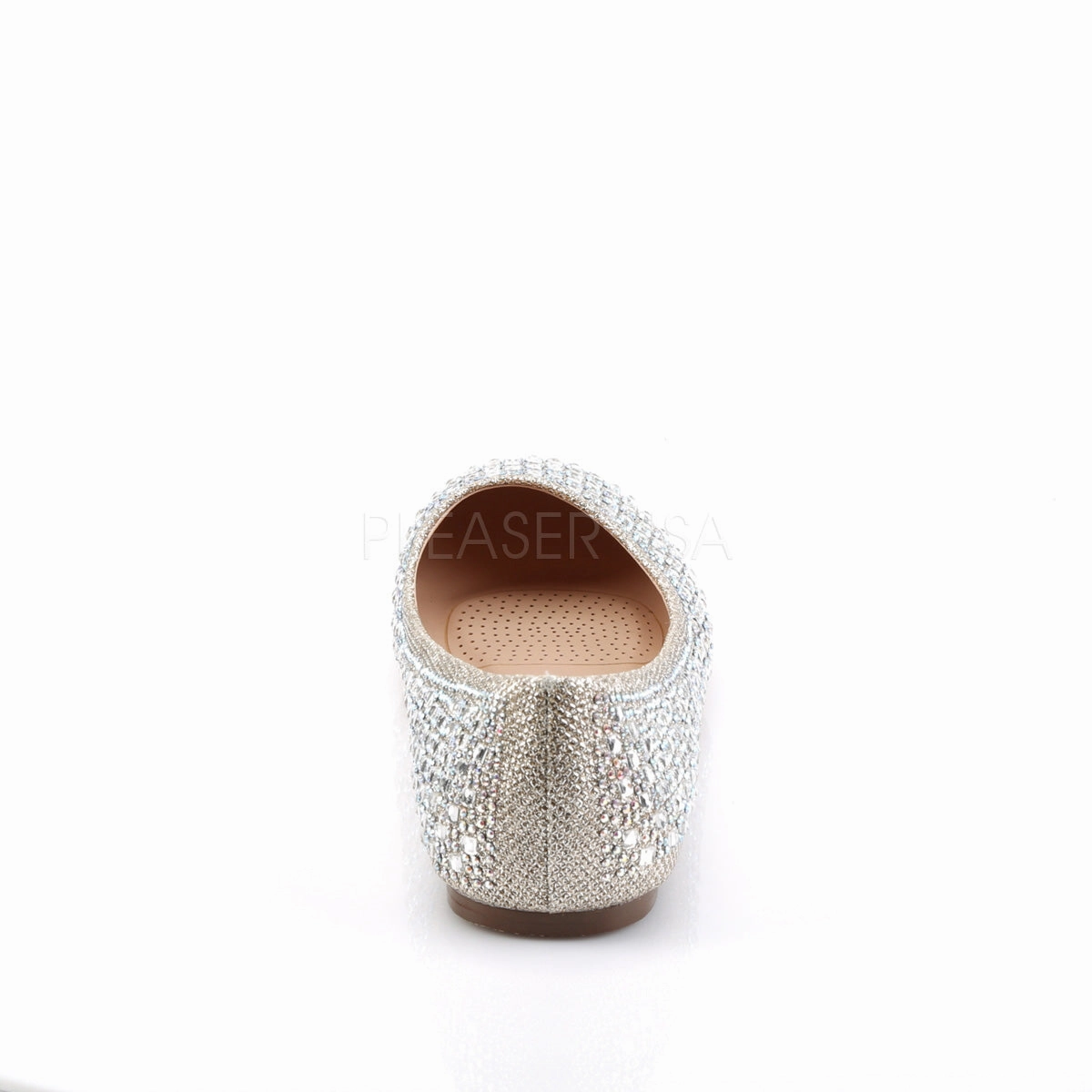 TREAT-06  Nude Glitter Mesh Fabric