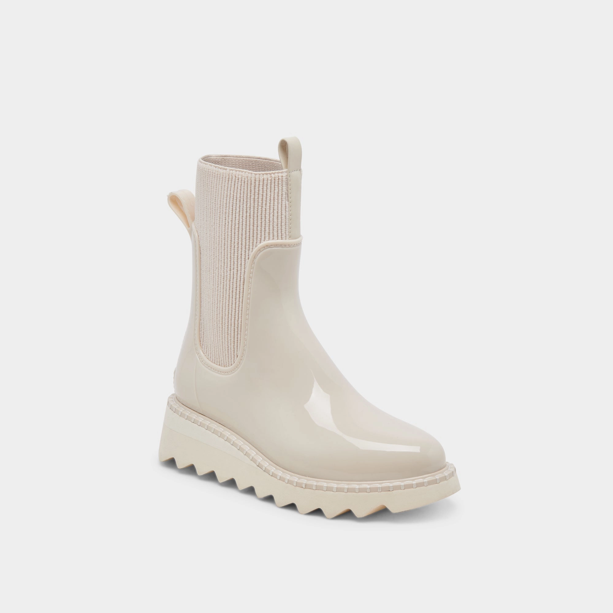 TROPIC H2O BOOTS IVORY PATENT STELLA