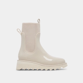 TROPIC H2O BOOTS IVORY PATENT STELLA