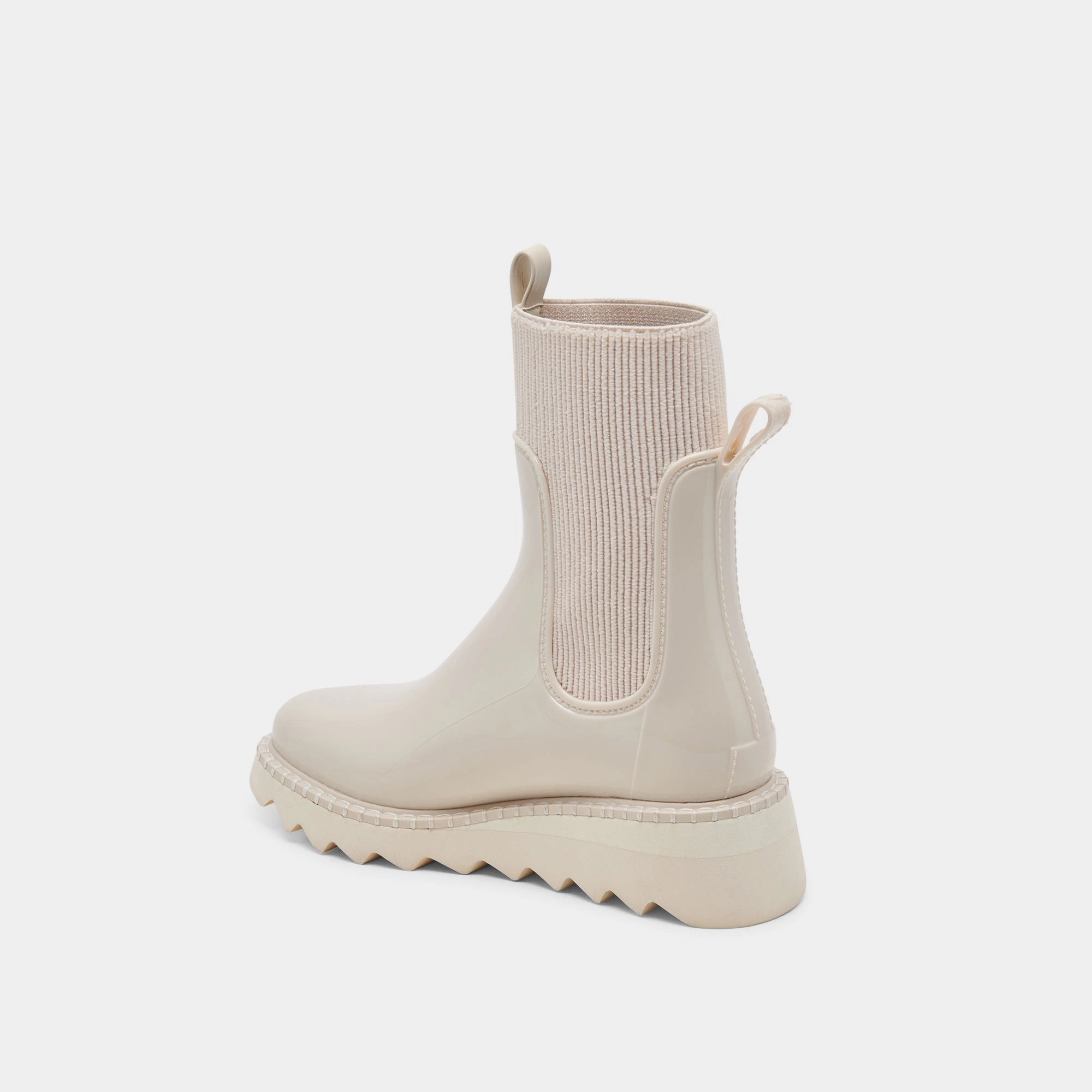 TROPIC H2O BOOTS IVORY PATENT STELLA