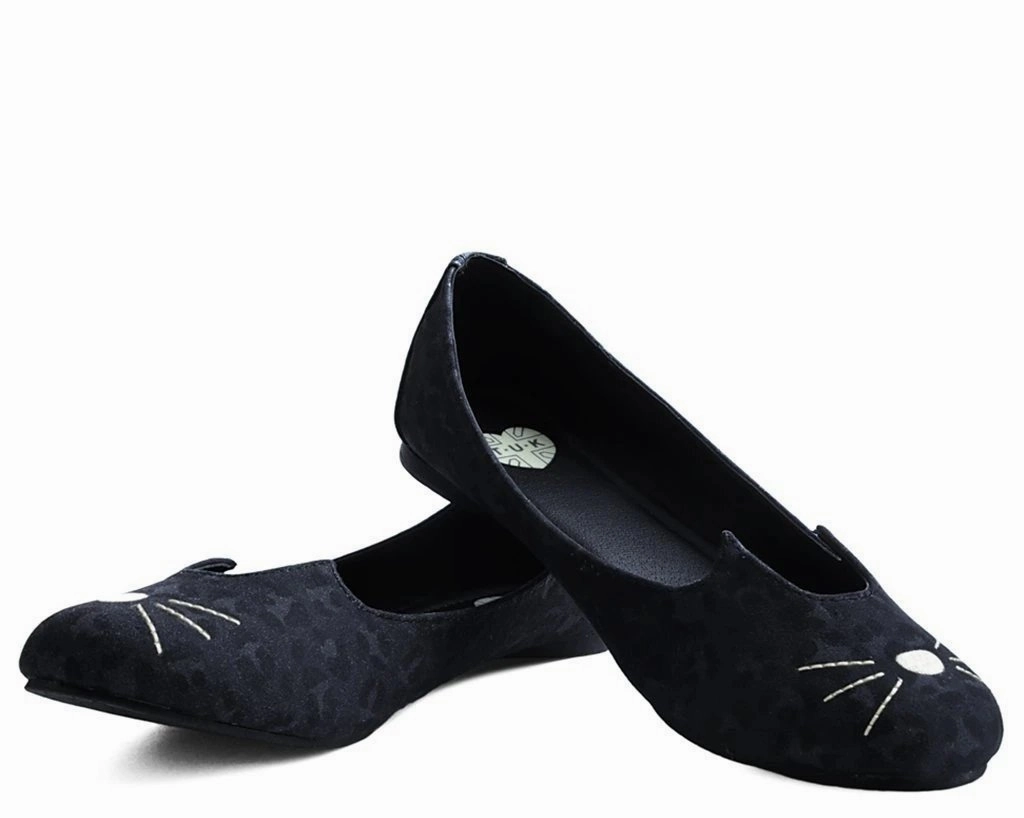 TUK A9434L Black & Grey Leopard SophistaKitty Flat
