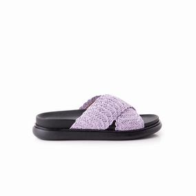 Tuva Lilac Raffia